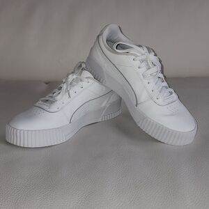 Size 7.5 - PUMA Carina White